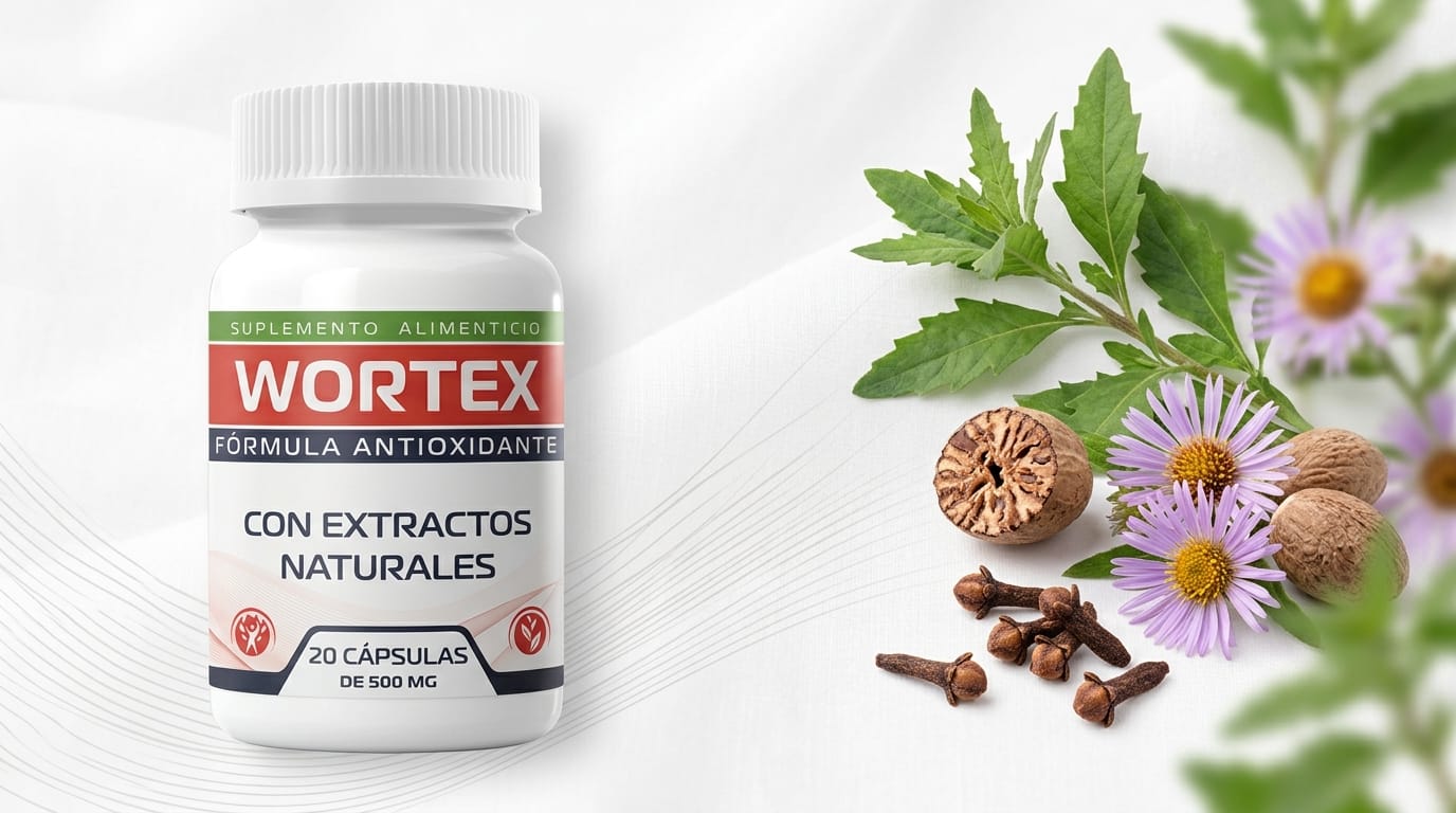 Wortex cápsulas, presentación de 20 cápsulas de 500 mg